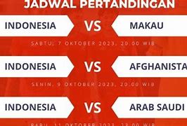 Jam Berapa Indonesia Vs Arab Saudi Siang Atau Malam